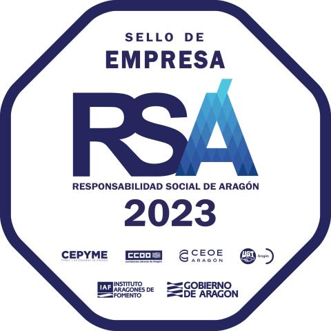 SCEAU DE RESPONSABILITÉ SOCIALE CORPORATIVE D'ARAGON 2022 . HARINERAS VILLAMAYOR S.A.